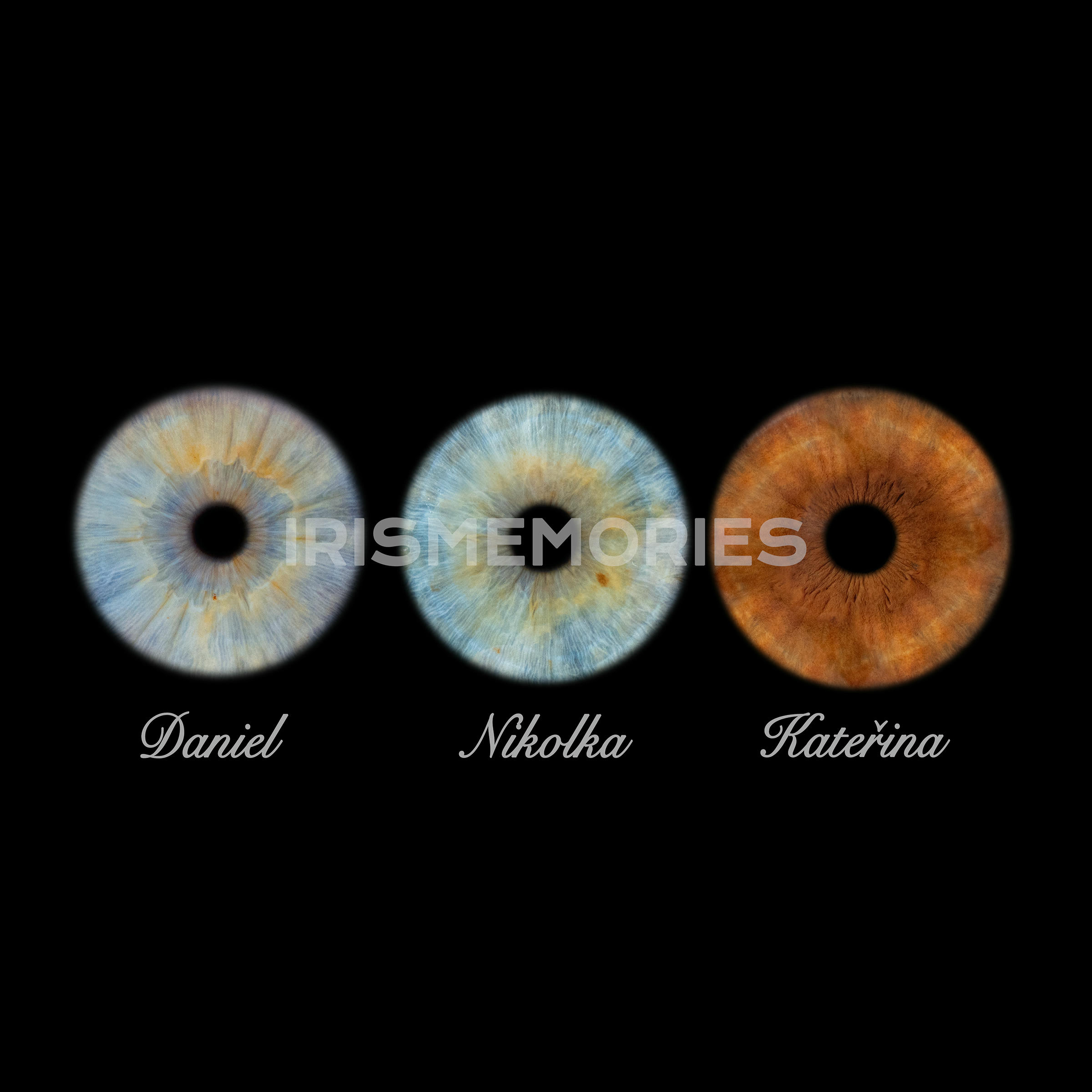 Dvě duhovky v rámu