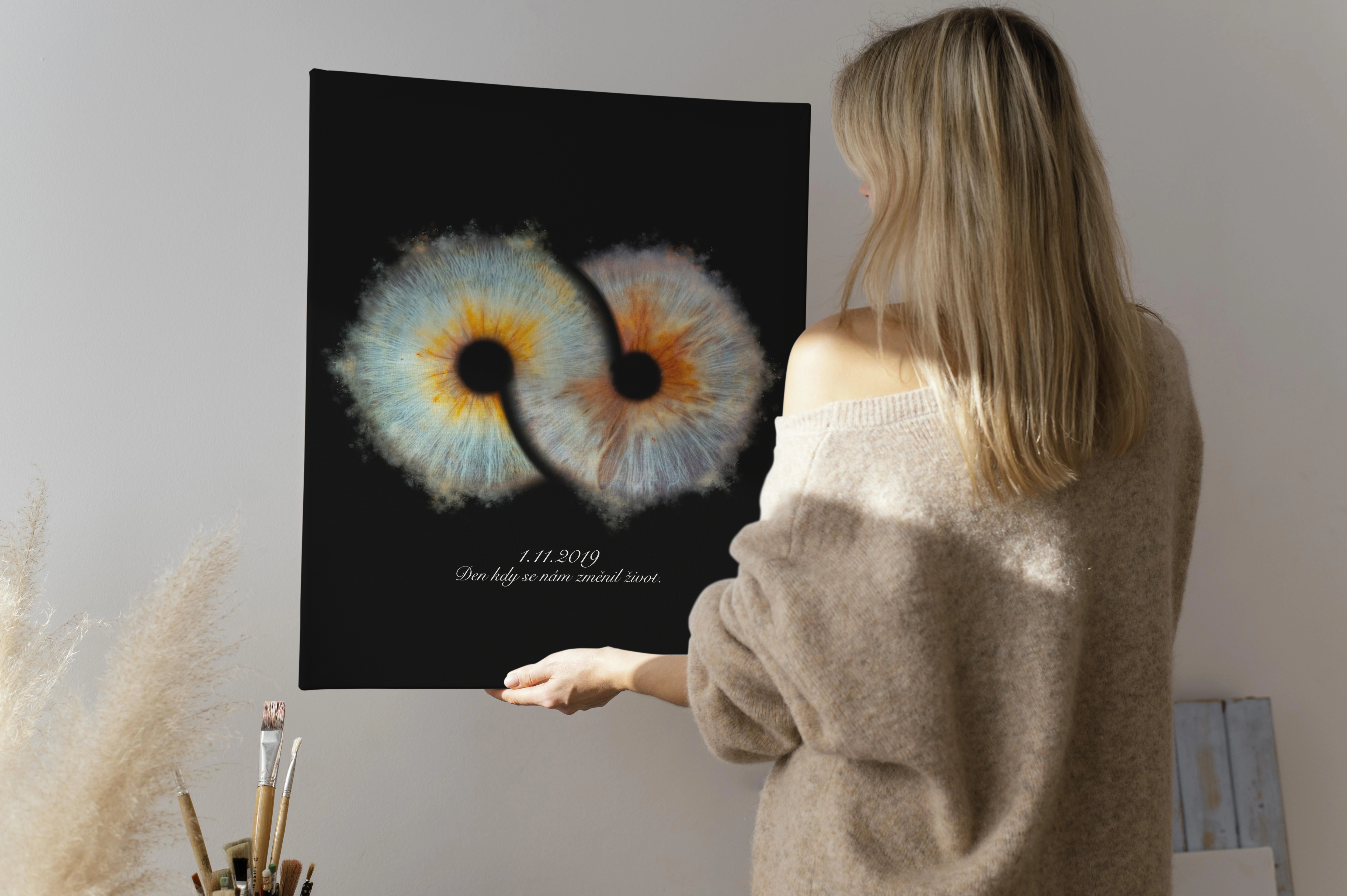 Elegantně zarámovaný obraz